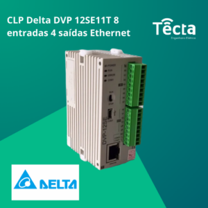 CLP DELTA DVP 12SE11T 8 ENTRADAS 4 SAÍDAS ETHERNET